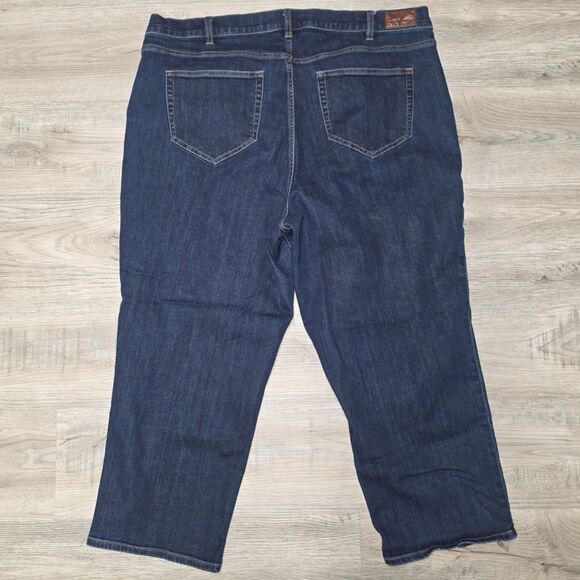 Lands' End Comfort Fit Cropped Jeans Size 22W - Picture 4 of 6
